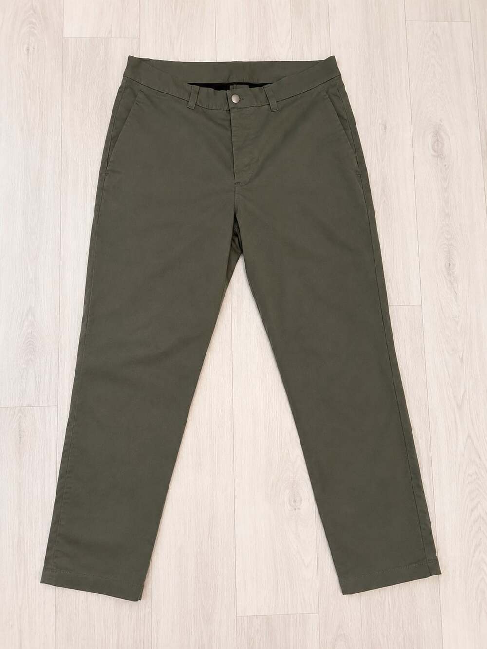 Lululemon Men's ABC Classic-Fit VersaTwill Dress Chino Trouser 33x28 Olive